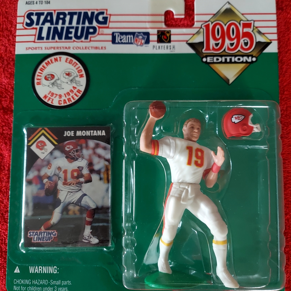 Joe Montana Action Figure - White and Red